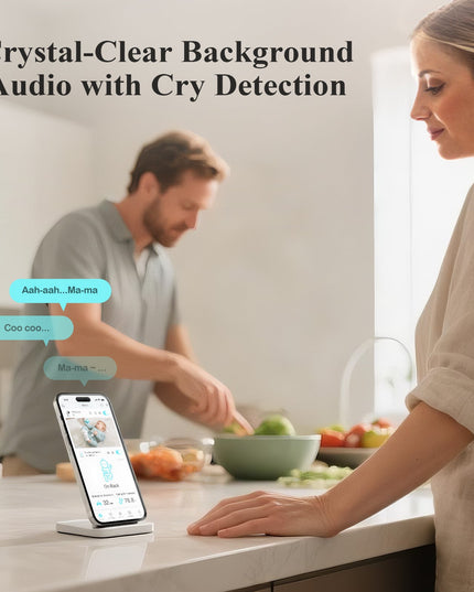 Pro Bundle - Baby Monitor with 2.5K PTZ Camera