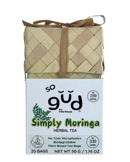 Simply Moringa Herbal Tea | Plant-based Tea Bags