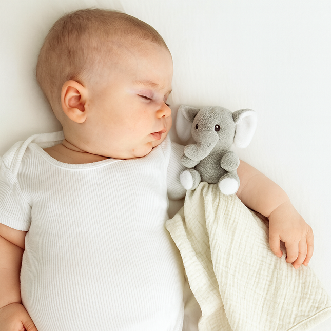 Elephant Lovey Security Blanket – Soft Comfort Toy for Babies & Toddlers | Me Lovey™