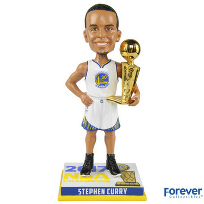 Golden State Warriors 2017 NBA Champions Bobbleheads