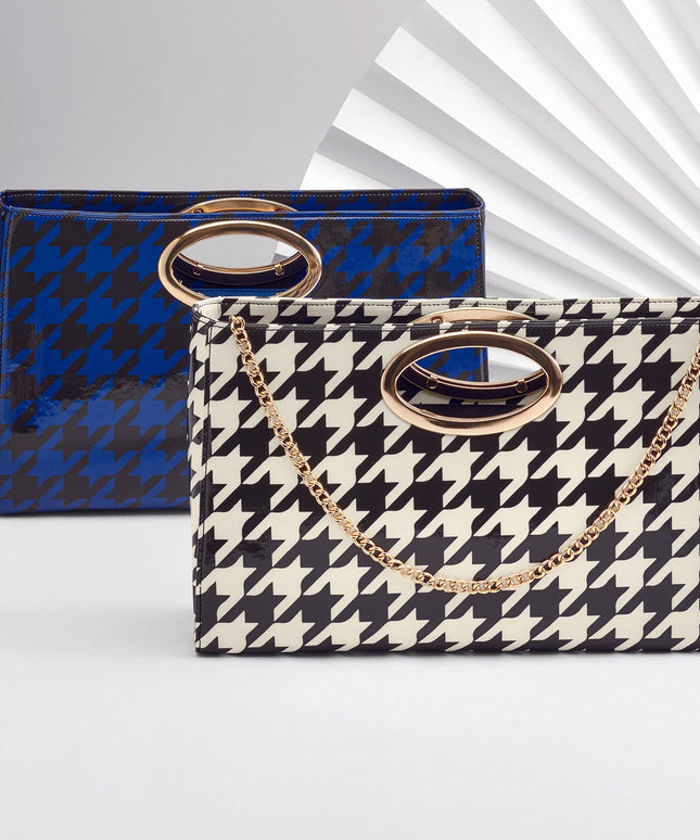 Have Some Houndstooth Handbag by EY Boutique