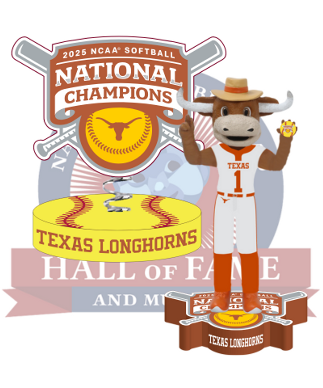 Texas Longhorns 2025 Softball National Champions Bobbleheads (Presale)