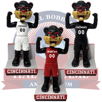 The Bearcat Cincinnati Bearcats Mascot Bobbleheads