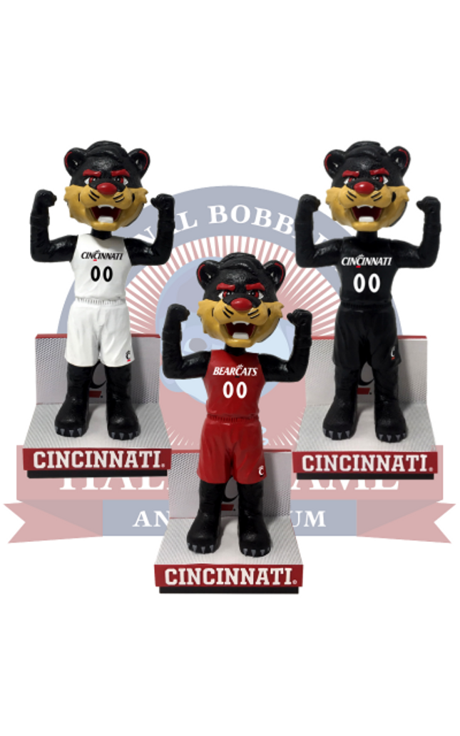 The Bearcat Cincinnati Bearcats Mascot Bobbleheads