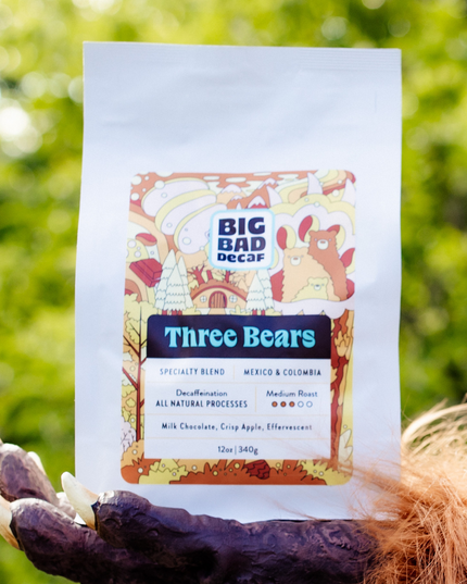 Three Bears | Signature Decaf Blend | Colombia & Mexico | Naturally Decaffeinated (Wholesale)