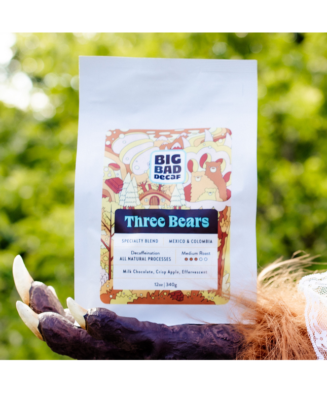 Three Bears | Signature Decaf Blend | Colombia & Mexico | Naturally Decaffeinated (Wholesale)
