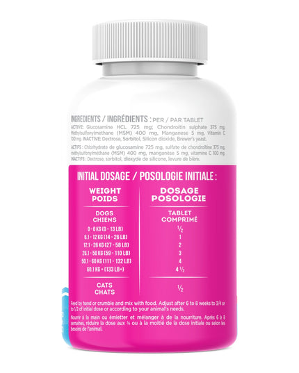UBAVET UBASPORT Advanced Joint Care Tablets for Dogs & Cats