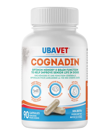 UBAVET Cognadin Memory & Brain Support for Senior Dogs – (90 ct)