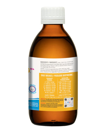 UBAVET Ubameg Omega-3 Fatty Acid Liquid for Dogs & Cats –  (8 fl oz / 237ml)