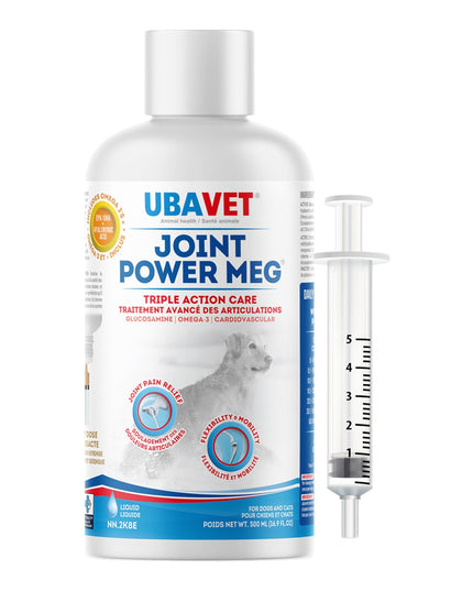 UBAVET Joint Power MEG Maximum Joint Care Liquid for Cats and Dogs