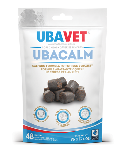 UBAVET Ubacalm Calming and Stress Relief Soft Dog Chews