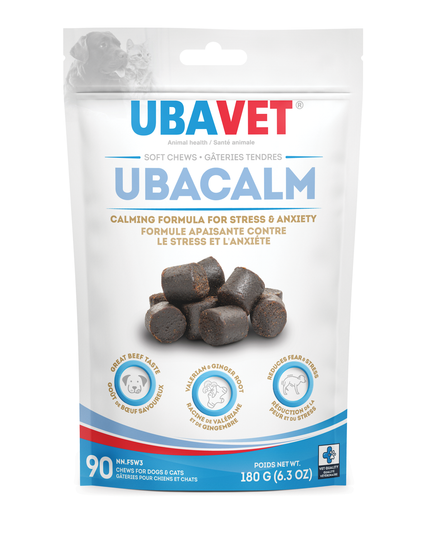 UBAVET Ubacalm Calming and Stress Relief Soft Dog Chews