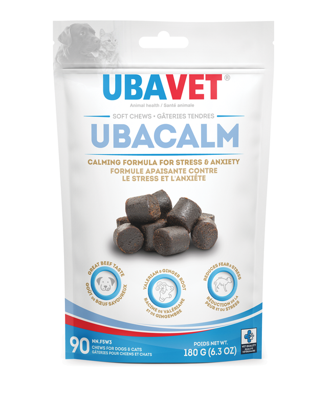 UBAVET Ubacalm Calming and Stress Relief Soft Dog Chews