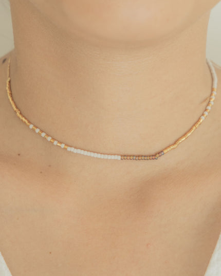 Golden Beaded Necklace