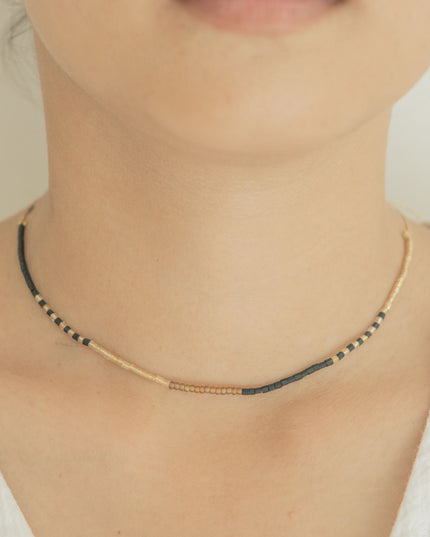 Golden Beaded Necklace