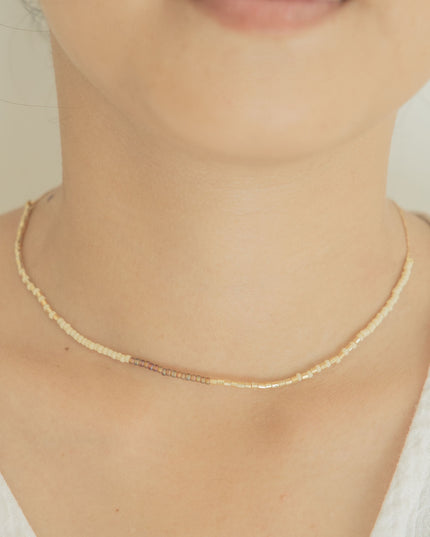 Golden Beaded Necklace