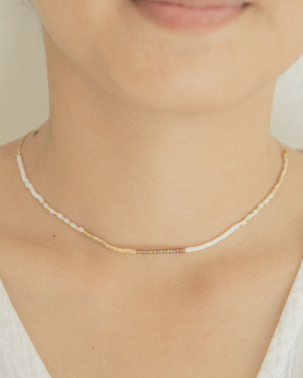 Golden Beaded Necklace