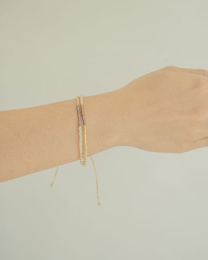 Golden Beaded Bracelet