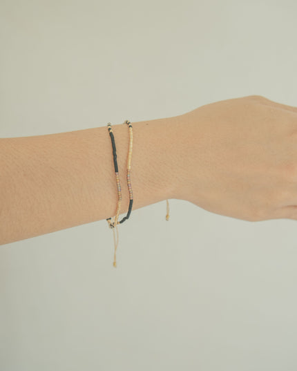 Golden Beaded Bracelet