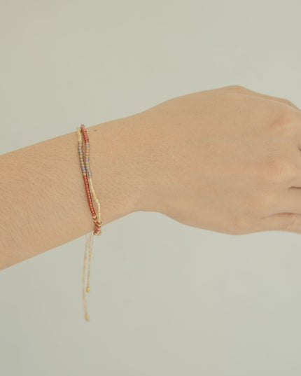 Golden Beaded Bracelet