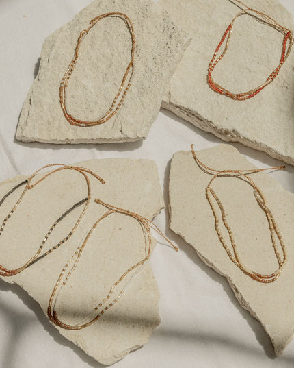 Golden Beaded Bracelet