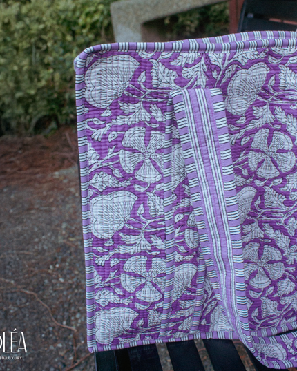 Soléa Cotton Violetta Tote