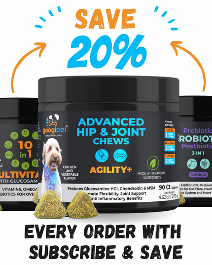 Agility+ Advanced Hip and Joint Chews for Dogs