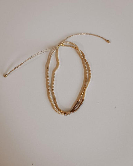 Golden Beaded Bracelet