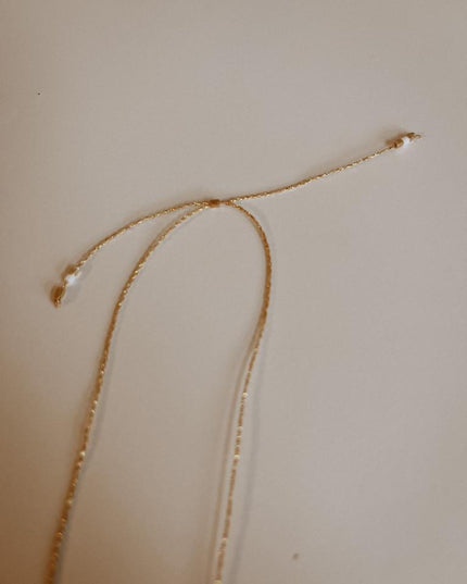 Golden Beaded Necklace