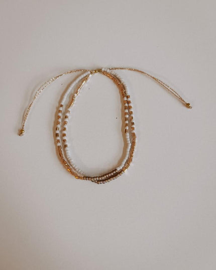 Golden Beaded Bracelet