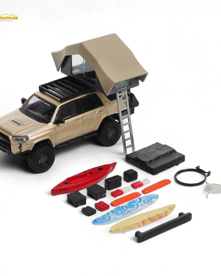 GCD Toyota Super Overlord Modified 4 RUNNER – Champagne Gold 1:64