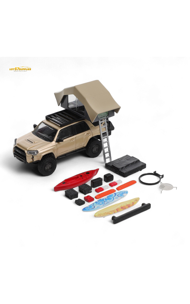 GCD Toyota Super Overlord Modified 4 RUNNER – Champagne Gold 1:64