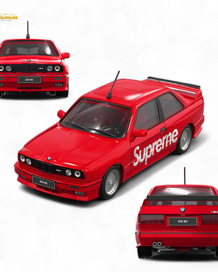 Original Model E30 Supreme Livery - S u p r e m e 1:64