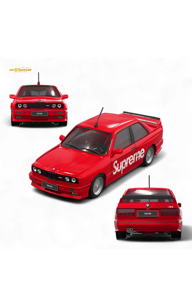 Original Model E30 Supreme Livery - S u p r e m e 1:64