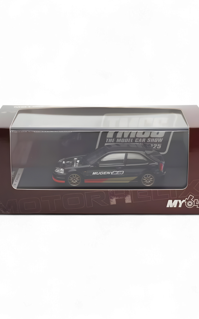 Motorhelix Honda Civic EK9 MUGEN Malaysia Limited Edition - Black 1:64