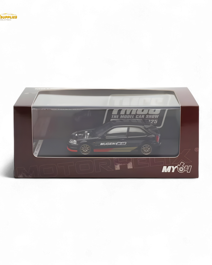 Motorhelix Honda Civic EK9 MUGEN Malaysia Limited Edition - Black 1:64