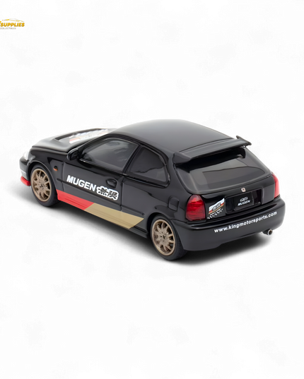 Motorhelix Honda Civic EK9 MUGEN Malaysia Limited Edition - Black 1:64