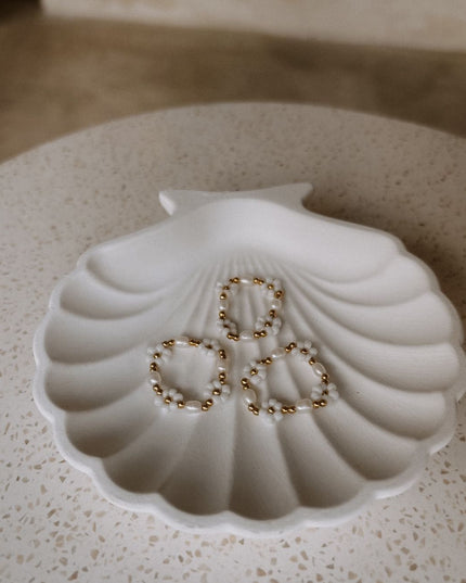 Freshwater Pearl and Flower Beaded Ring