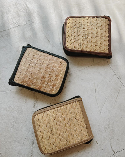 Cove Rattan & Canvas Eco Tote Bag