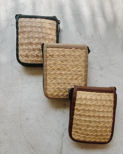 Cove Rattan & Canvas Eco Tote Bag