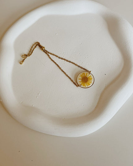 Wildflower Gold Bracelet Large Pendant