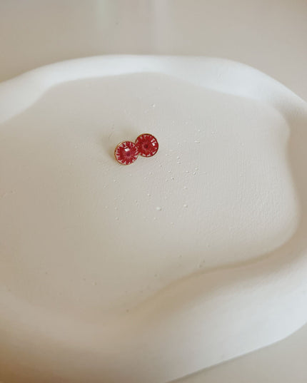 Wildflower Gold Stud Earrings