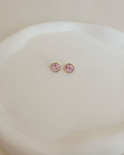Wildflower Gold Stud Earrings