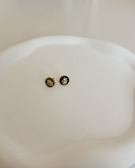 Wildflower Gold Stud Earrings