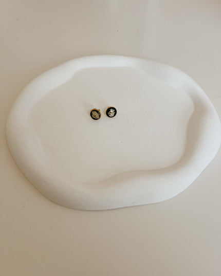 Wildflower Gold Stud Earrings