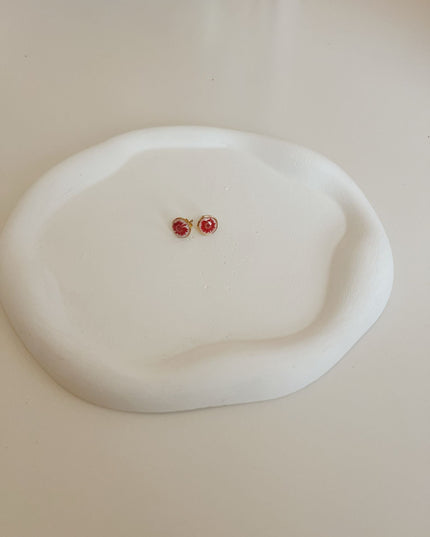 Wildflower Gold Stud Earrings
