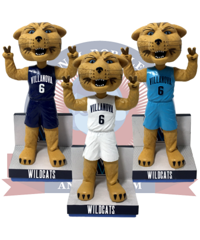Will D. Cat Villanova Wildcats Mascot Bobbleheads