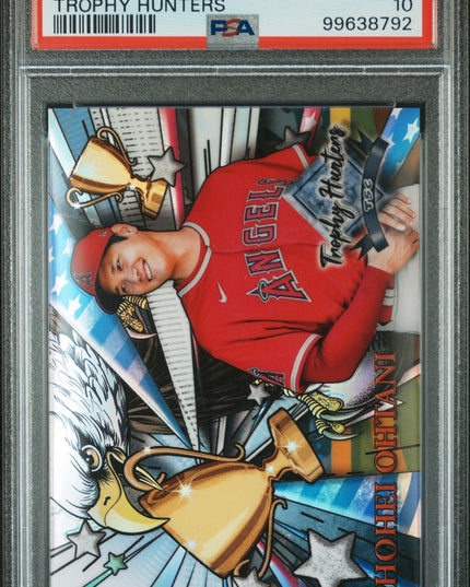 Graded 2022 Topps Stadium Club Chrome Shohei Ohtani #RL8 Trophy Hunters Baseball Card PSA 10 Gem Mint