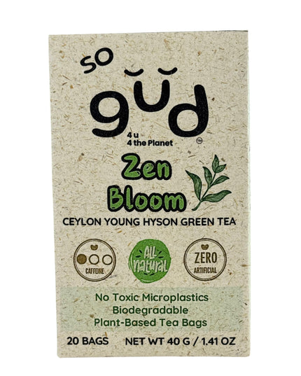 Zen Bloom Green Tea | Plant-based Tea Bags