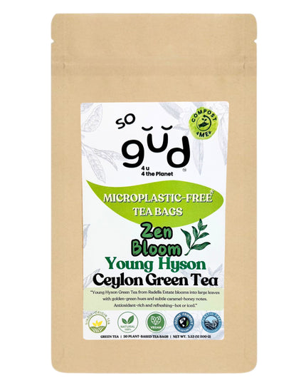 Zen Bloom Green Tea | Plant-based Tea Bags